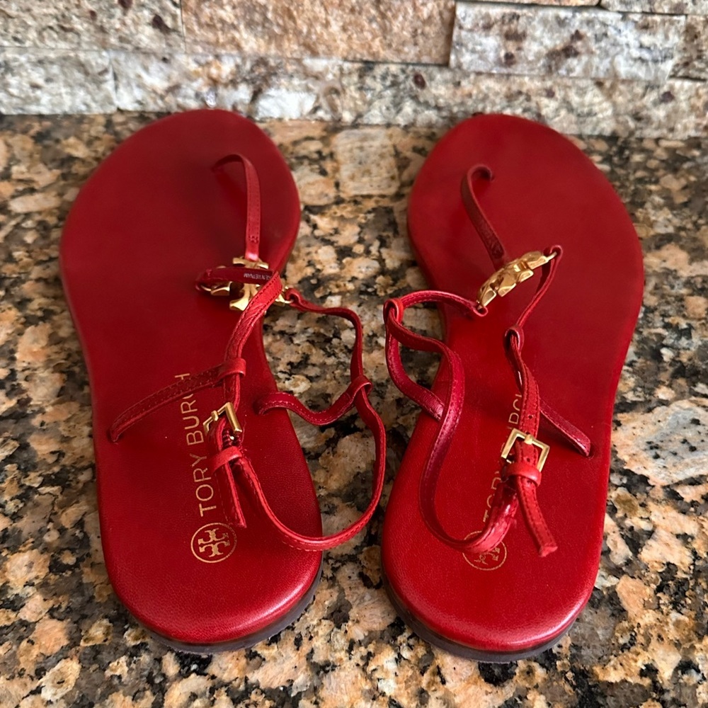 Tory Burch Capri Ankle Strap Sandal - Picture 5 of 7